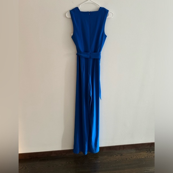 Jay Godfrey Sapphire Blue Kastor V-Neck Tie-Waist Jumpsuit - NWT - Picture 5 of 6